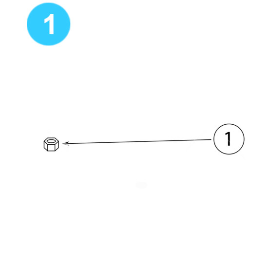 Cameron H2 Choke Hex Bolt or Nut 2 - 10,000 psi H2 Choke image