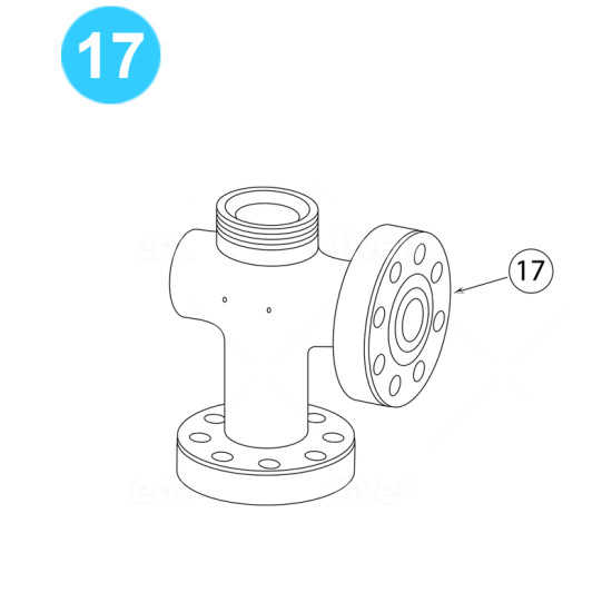 Cameron H2 Choke Body 2 - 10,000 psi H2 Choke image