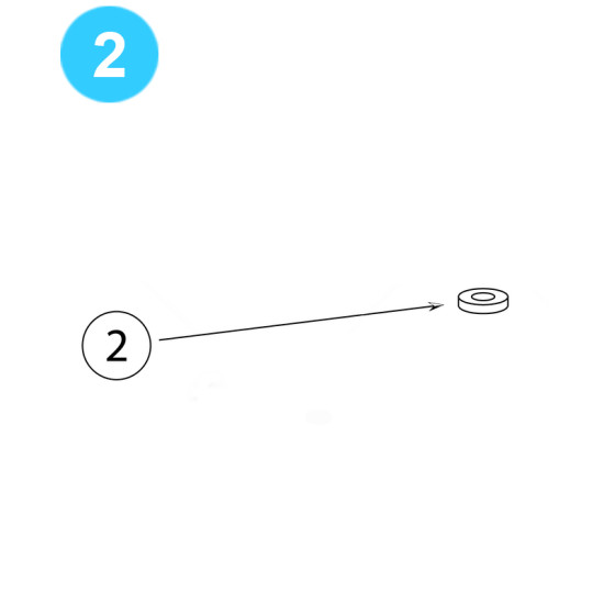 Cameron H2 Choke Washer 2 - 10,000 psi H2 Choke image