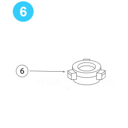 Cameron H2 Choke Bonnet Nut Cameron H2 Choke Bonnet Nut