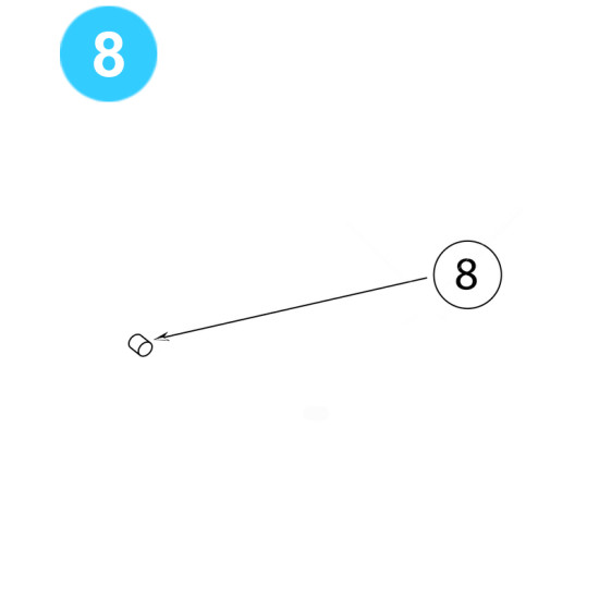 Cameron H2 Choke Plug 2 - 10,000 psi H2 Choke image