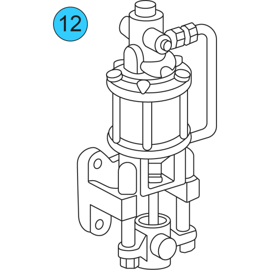 item#26 Air Operated Pump 50-1 Ratio 5-1/4