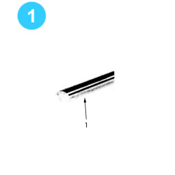 item#1 Kelly Bushing Size 5-1/4" Sq Roller Pin item#1 Kelly Bushing Size 5-1/4" Sq Roller Pin