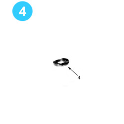 item#4 Kelly Bushing Size 5-1/4" Sq Thrustwasher item#4 Kelly Bushing Size 5-1/4" Sq Thrustwasher
