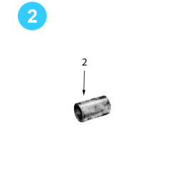 item#2 Kelly Bushing Size 3-1/2" Sq Sleeve Bearing item#2 Kelly Bushing Size 3-1/2" Sq Sleeve Bearing