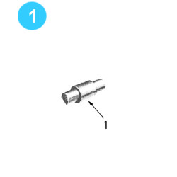 item#1 Kelly Bushing Size 4-1/4" Sq Roller Pin item#1 Kelly Bushing Size 4-1/4" Sq Roller Pin