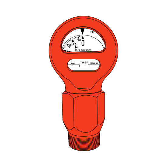 Oteco Style Mud Gauge Type F Standard 