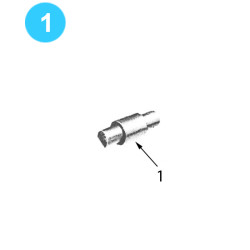 item#1 Kelly Bushing Size 5" Spec. Hex Roller Pin item#1 Kelly Bushing Size 5" Spec. Hex Roller Pin