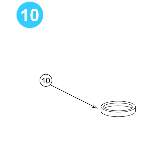 item#10 Bonnet Gasket for Type B Gate Valve image