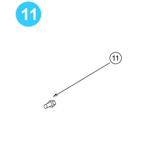 item#11 Grease Fitting for Type B Gate Valve Shaffer Style Type B Gate Valve image