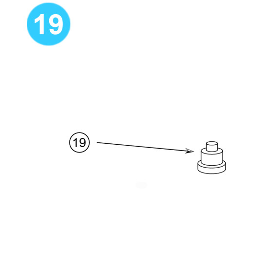 item#19 Stem Adapter for Type B Gate Valve Shaffer Style Type B Gate Valve image