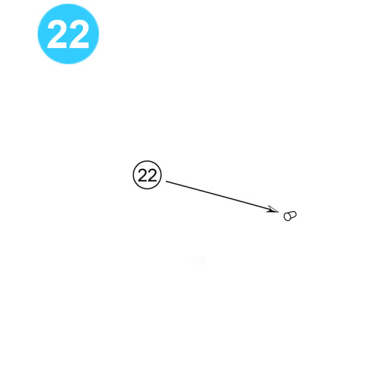 item#22 Alemite Fitting for Type B Gate Valve Shaffer Style Type B Gate Valve image