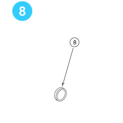 item#8 Elastomeric Seal for Type B Gate Valve