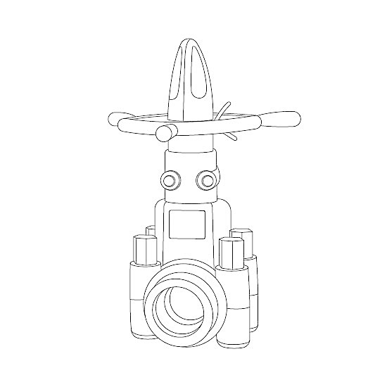 Showing image for Oteco Style Gate Valve Model 66. 2 in. Major Repair Oteco Style Gate Valve Model 66. 2 in. Major Repair Model 66 - 2,000psi image