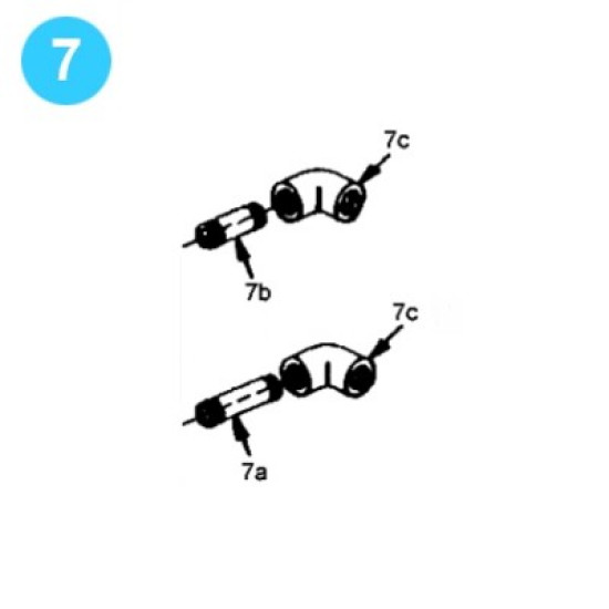 item#7 Guiberson Style Model G Spider 61000-100 Pneumatic Fitting image