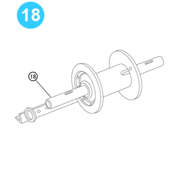Showing image for Braden Style Winches AMSU10/AHSU10 - Cable Drum Shaft Braden Style Winches AMSU10/AHSU10 - Cable Drum Shaft image
