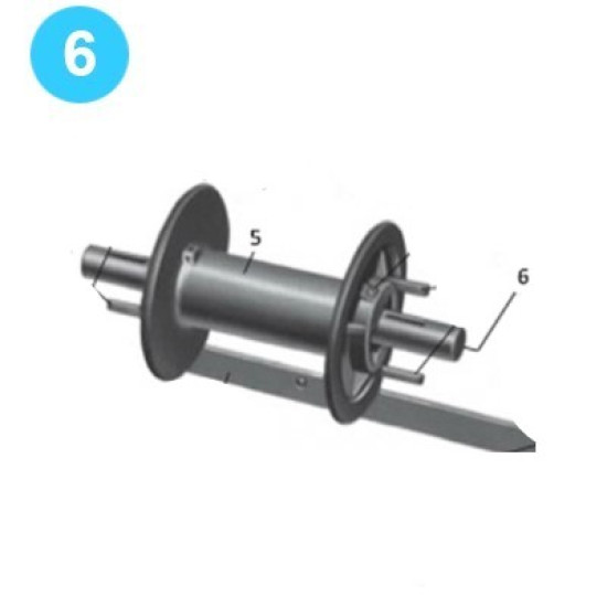 Showing image for Braden Style Winches AMSU3/AHSU3 - Cable Drum Shaft For Models: AMSU3-10FEB and AMSU3-10FEEB Braden Style Winches AMSU3/AHSU3 - Cable Drum Shaft For Models: AMSU3-10FEB and AMSU3-10FEEB image