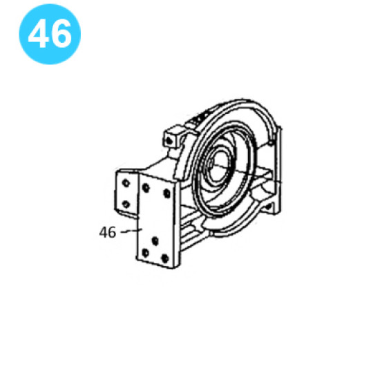 Showing image for Braden Style Winches PD18B - Clutch End Housing Braden Style Winches PD18B - Clutch End Housing Winches, Braden Style PD18B image