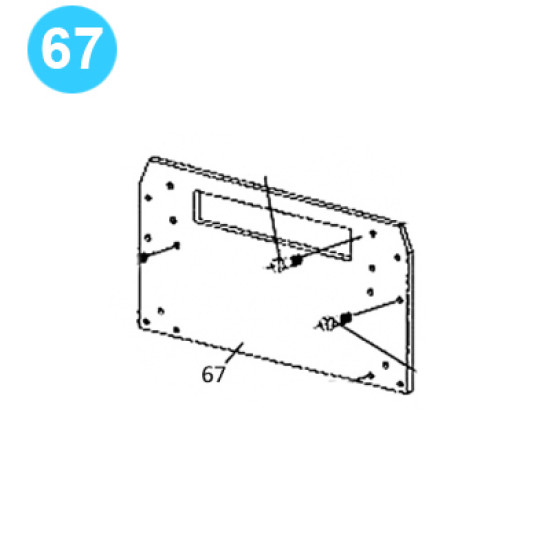 Showing image for Braden Style Winches PD18B - Tie Plate, Front (W/O Bumper) 11FEB Braden Style Winches PD18B - Tie Plate, Front (W/O Bumper) 11FEB Winches, Braden Style PD18B image