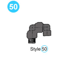 1 1/2" Style 50 Extra-High Pressure Swivel Joint (10,000 psi) - Short Radius 1 1/2" Style 50 Extra-High Pressure Swivel Joint (10,000 psi) - Short Radius