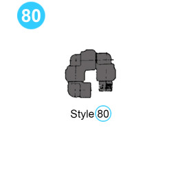 1 1/2" Style 80 Extra-High Pressure Swivel Joint (10,000 psi) - Short Radius 1 1/2" Style 80 Extra-High Pressure Swivel Joint (10,000 psi) - Short Radius