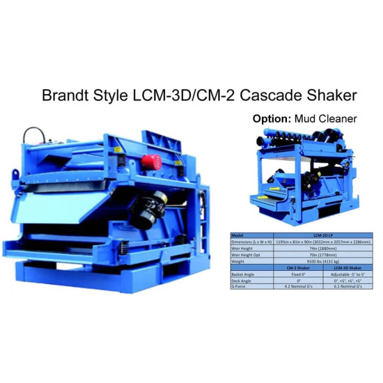 LCM-3D/CM-2 Cascade Shaker Brandt Style LCM-3D Shaker Vibra-Motors LCM-3D/CM-2 Cascade Shaker Brandt Style image