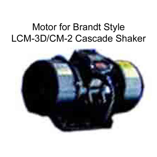 Motor for LCM-3D/CM-2 Cascade Shaker Brandt Style CM-2 Motor Type Belt Drive LCM-3D/CM-2 Cascade Shaker Brandt Style image