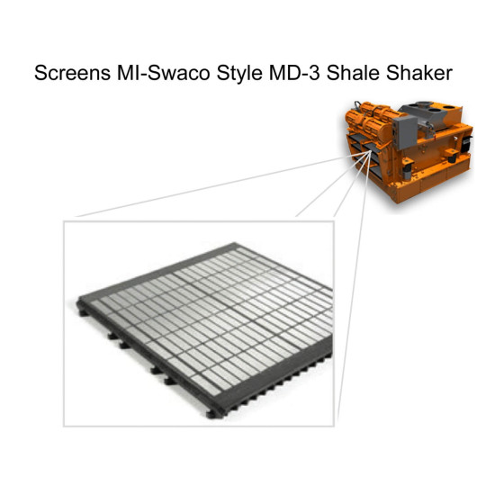 Showing image for Duraflo Composite OEM Screen for MD-3 Shaker MI-Swaco Style Duraflo Composite OEM Screen for MD-3 Shaker MI-Swaco Style image