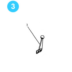 Tulsa Style Model 1060 and 1242 Clutch Handle Tulsa Style Model 1060 and 1242 Clutch Handle