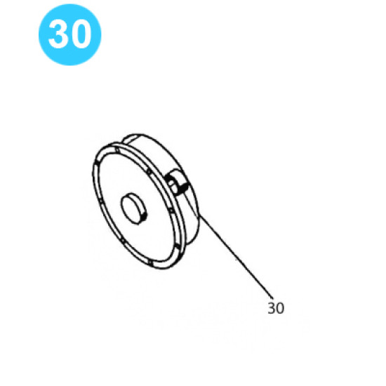 Tulsa Style Model 1060 and 1242 Cover Bushing image