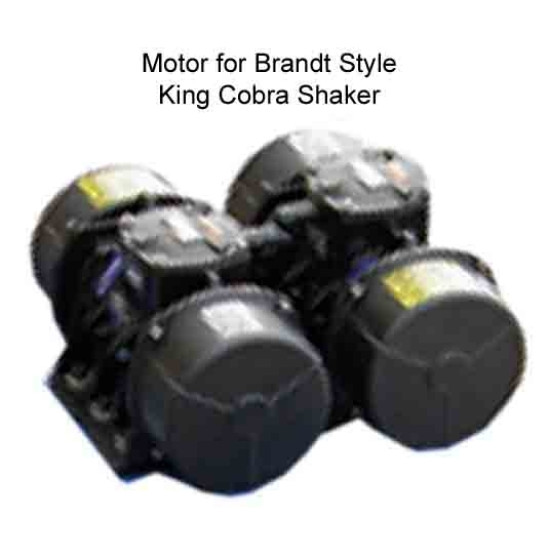 Motor for King Cobra Shaker Brandt Style Vibra Motors, 2.5 hp (2 kw), Tuned Elliptical image
