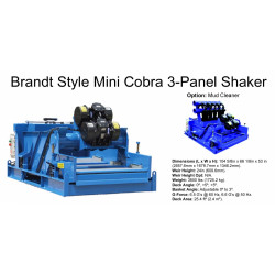Mini Cobra 3-Panel Shaker Brandt Style Mini Cobra 3-Panel Shaker Brandt Style