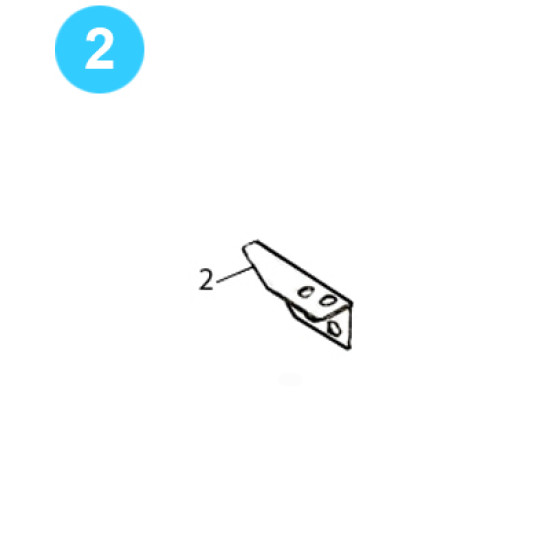 Tulsa Style Model 18G Bracket (L.H) Tulsa Style Model 18G image