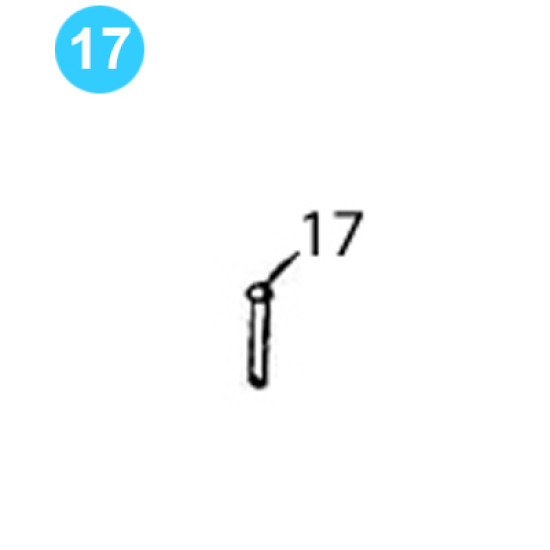 Tulsa Style Model 18G Pin image