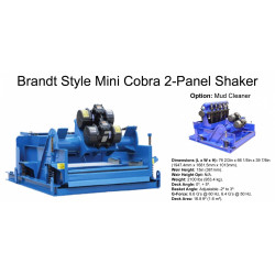 Mini Cobra 2-Panel Shaker Brandt Style Mini Cobra 2-Panel Shaker Brandt Style