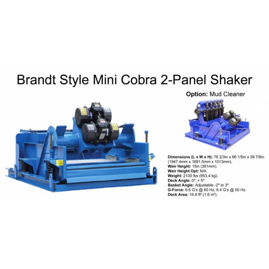 Mini Cobra 2-Panel Shaker Brandt Style image