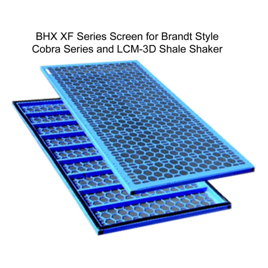 Showing image for BHX XF Screens for Cobra Series and LCM-3D Shakers Brandt Style BHX XF Screens for Cobra Series and LCM-3D Shakers Brandt Style LCM-3D in-Line 4-Panel Shaker Brandt Style image