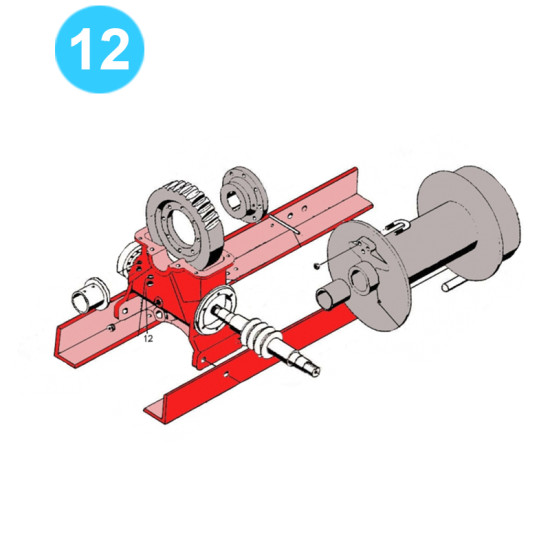 Tulsa Style Model 23 Nut image