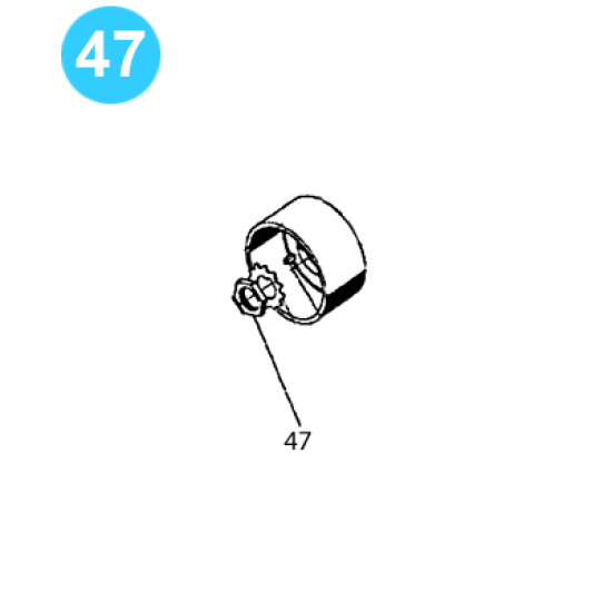 Tulsa Style Model 24 Nut image