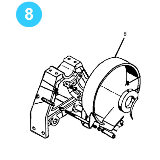 Tulsa Style Model 34 Brake Band Assembly Tulsa Style Model 34 image