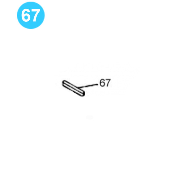 Tulsa Style Model 64 Key image