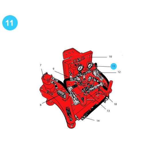 item#11 Rauch Style Pipe Spinner Model 110H 3000 psi Model 110H image