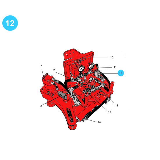item#12 Rauch Style Pipe Spinner Model 110H 1/4