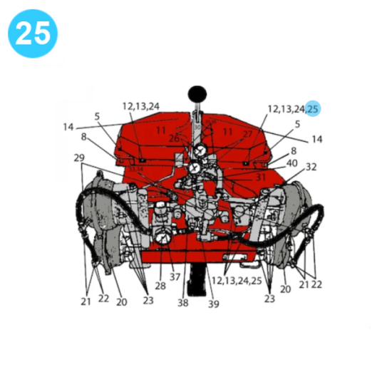 item#25 Rauch Style Pipe Spinner Model 517 1/4