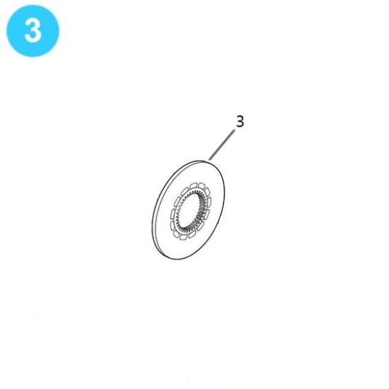 Center Plate Ventilated 18