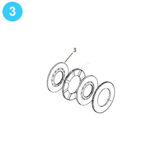 Center Plate - Ventilated - 11in Low Inertia Wichita Style LIC Series image