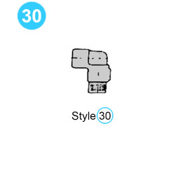 Style 30 High Pressure Swivel Joint (6,000psi) - Short Radius 