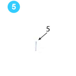 Backup Body (inside) 3/8" NC x 4" Hex Bolt