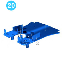 Backup Body Wedge Slider Backing Plate