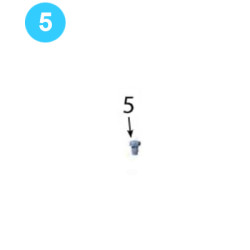 Backup Body Modified 1" NC Hex Bolt -Ram Retainer